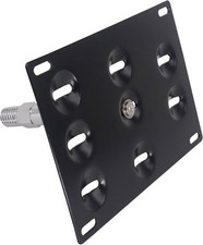 HiSport Front Bumper Tow Hook License Plate Mounting Bracket Adapter Kit picture