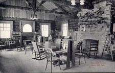 Barret Township PA Buck Hill Falls Greenleaf Library c1900-20s Vintage Postcard picture
