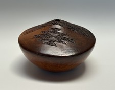 Navajo Lorraine Williams Seed Pot Pottery Signed Native American Vintage picture