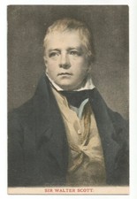 Sir Walter Scott Postcard Portrait picture