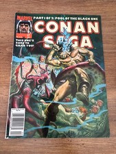 Conan Saga # 47 FN Marvel Comic Book Magazine Barbarian Red Sonja Kull 4 J308 picture