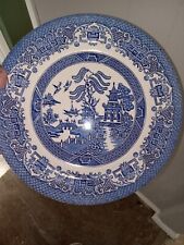 Blue Willow Plate Eit Made In Englend  picture