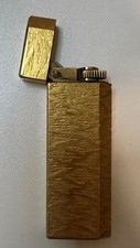 Vintage Cartier Paris Gold Plated Gas Lighter - Working Condition / Serial 47184 picture