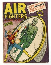 Air Fighters Comics V2 #6 Hillman 1944 GGA Airboy Skywolf Black Angel Nazi Cover picture