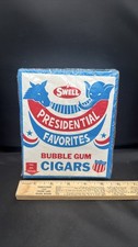 Vintage Swell Presidential Favorites Bubble Gum Cigars BUSH Factory Sealed Box picture