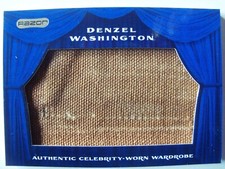 DENZEL WASHINGTON 2010 Razor Memorabilia Material Relic SW-20 picture