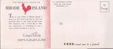 1951 Rhode Island History and Statistics Brochure picture