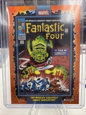 2026 Topps Finest Fantastic Four #49 Comic Cover /25 Galactus Silver Surfer picture
