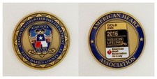 Atascocita Volunteer Fire Department AHA Gold EMS 2016 Challenge Coin 2#4 picture