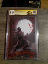 Clayton Crain Wolfman Murder Bats And Signature CGC 9.8 picture