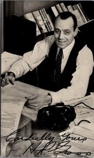 H. R. Gross WHO News Staff Des Moines Iowa Signed RPPC 1937 Postcard picture