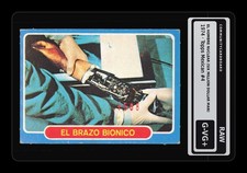 1974 Topps Mexican #4 El Hombre Nuclear (Six Million Dollar Man) - Raw Card picture