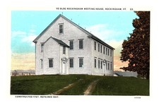 Postcard: YE OLDE ROCKINGHAM MEETING HOUSE, ROCKINGHAM,VT. picture