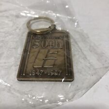 VINTAGE BRASS Greenheck KEYRING 1947- 1997 EXTREMELY RARE picture