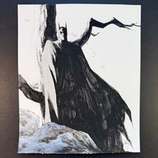 Batman Original Comic Art Sketch Scott Hampton The Dark Knight picture