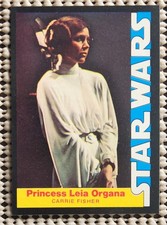 PRINCESS LEIA ORGANA: 1977 Star Wars Wonder Bread SPECIAL INSERT PROMO CARD #3  picture