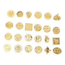 24PCS Sealing Wax Stamp Heads, Removable Wax Seal Stamp Set for Party picture