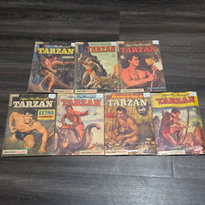 Edgar Rice Burroughs Tarzan Portuguese Comic Book Lot (8) 1963-1964 Issues picture