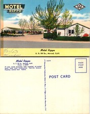 Motel Rippe Exterior View Merced California CA Postcard picture