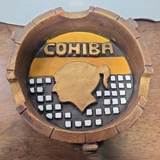 Cohiba Ashtray Wood Look Ceramic picture