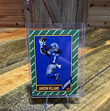 Customs Cartel Grid Iron Jameson Williams Detroit Lions Novelty NFL Card picture