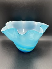 Rare MCM Venetian Fulvio Bianconi & Paolo Venini Cased Glass Fazzoletto Vase picture