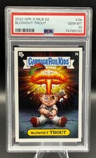 Blowout Trout 2022 Topps GPK x MLB S2 #2b Garbage Pail Kids Graded PSA 10 - 1468 picture