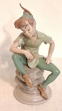 Rare Vintage 1993 Lladro Disney Peter Pan Figurine #7529 - Mint Box & COA Ltd Ed picture