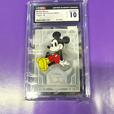2023 Topps Disney 100 Chrome Mickey Mouse #1 CGC 10 Gem Mint  picture