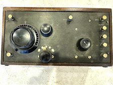Crosley Model 51 Vintage Tube Radio Black Panel Tuning Dial Selector Switches picture