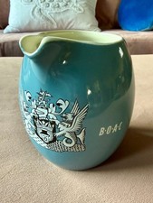 Rare Vintage BOAC British Overseas Airways Corp Airline Memorabilia Pitcher picture