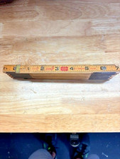 Vintage Lufkin X46 Red End Folding Ruler 72