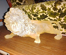 Large Lion Statue Vintage rare piece estate find  picture