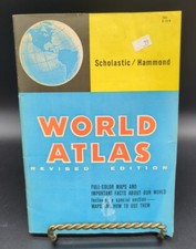 Scholastic/Hammond World Atlas E12R 1964 Paperback  (revised edition)  picture