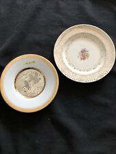 Lot Of 2 Vintage Chokin And French Saxton China Plates  picture