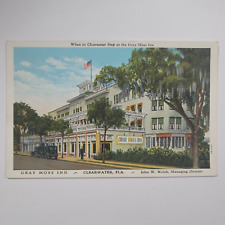 Gray Moss Inn Clearwater Florida FL Gulf Coast Street View Vintage Postcard picture
