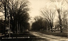 MAIN STREET SOUTH real photo postcard rppc CHARLESTOWN NEW HAMPSHIRE NH picture