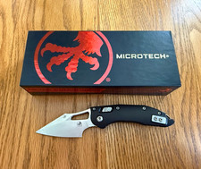 Microtech M-Stitch RAM-LOK S/E Stonewash M390MK/Black Aluminum Handle picture
