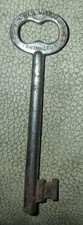 Antique R & E Mfg. Co. Skeleton Key Solid Barrel #4 picture