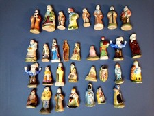 Lot 32 Antique Beans Characters Santons Ceramic Collection picture