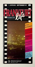 1987 Frankfurt Germany Life Tourist Guide Attractions Vintage Travel Booklet picture