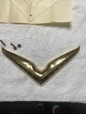 👉✅1951,52 Chrysler New York Saratoga Vintage Gold    Fluted Wing Trunk Ornament picture