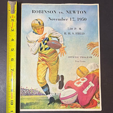 Robinson vs Newton R.H.S. Official Football Program November 17, 1950 picture