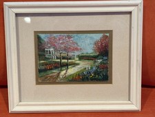 Vtg Wall Art. Wooden Frame picture