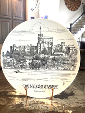 CA London Landmark Collector Plates Set of 3 Windsor Castle Big Ben Tower Bridge picture