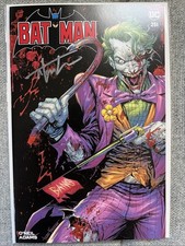 Batman #251 Tyler Kirkham Signed Battle Damage Joker Variant COA 2023 NYCC NM picture