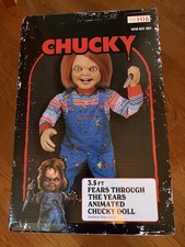 Fears Through the Years 3.5 ft Animated Chucky Doll Animatronic Halloween HD-NEW picture