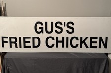 RARE 5ft Gus’s World Famous Fried Chicken Authentic Sign Face - Man Cave/Bar picture