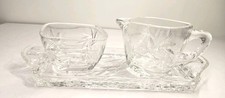 Vintage Sugar And Cream With Tray.  B1 picture