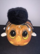 Dona's Ceramic Painted Pumpkin Halloween 1990  Super Rare (Missing Head) picture